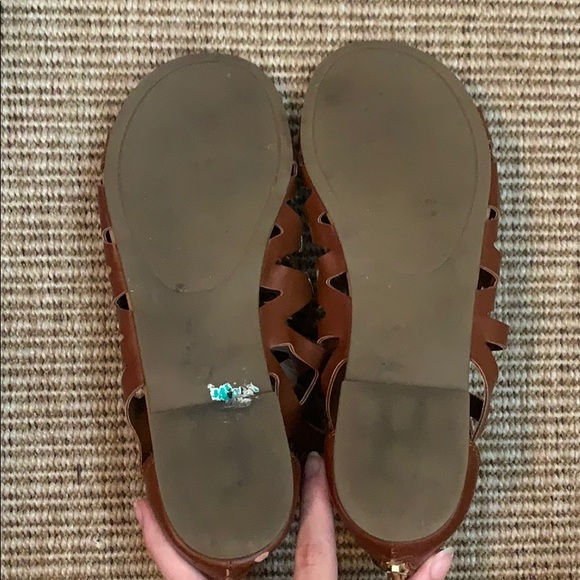 Steve Madden Leather Lace-Up Gladiator Sandals - Picture 5 of 5